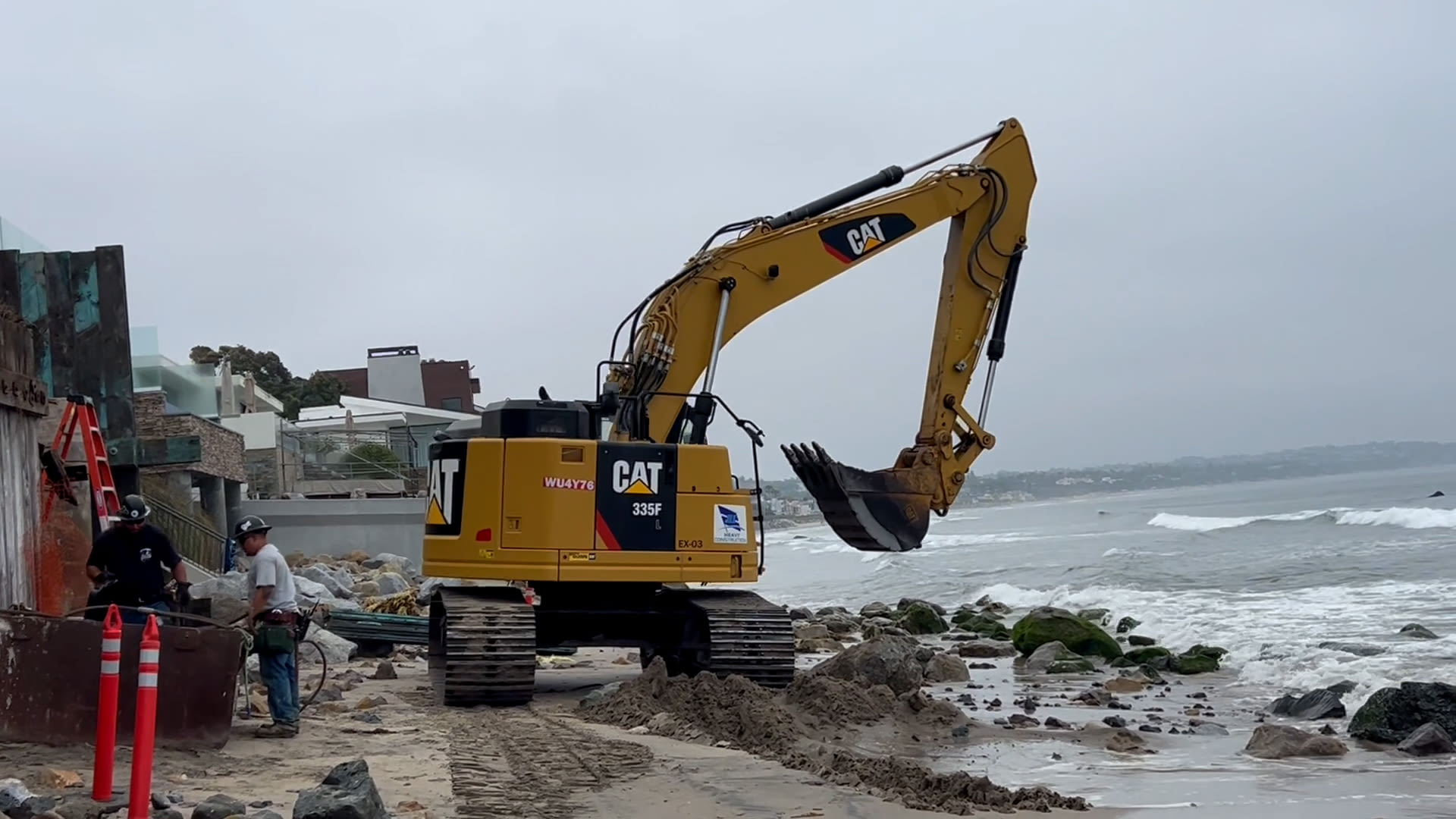 On an eroding Malibu beach, an MLB owner is accused of stealing sand