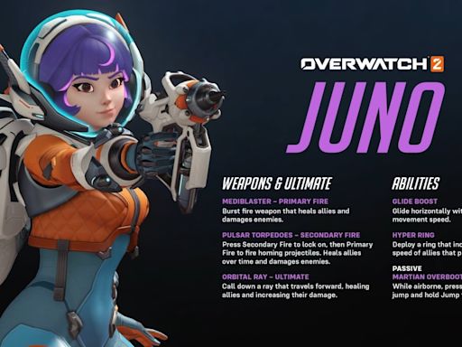 Blizzard rolls out Overwatch 2's new support hero Juno: available this weekend for Hero Trial