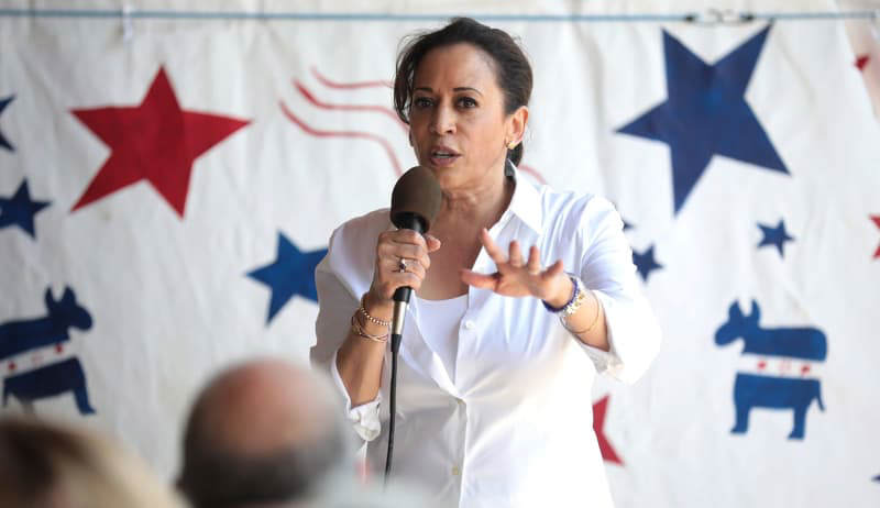 Here’s why Kamala Harris is discouraging 'lock him up' chants at her rallies