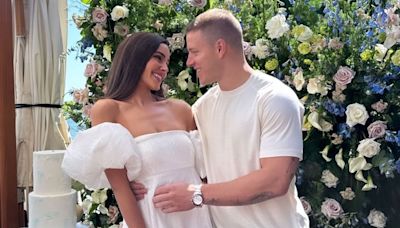 Olivia Culpo’s Bridal Shower Featured Sweet Christian McCaffrey Cameo