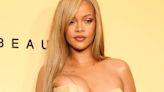 Rihanna, 36, looks sensational in yellow skint-tight dress and strappy heels