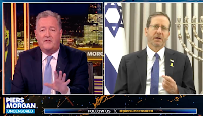 Piers Morgan Calls Out Israeli President For Attacking Press Freedom, Demands Independent Media Access To Gaza