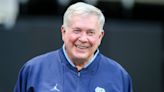 Get down, Mack Brown: North Carolina coach dances with players after wild win at Appalachian State