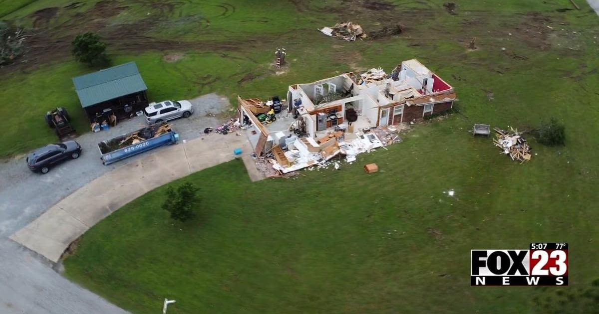 'It sounds like a jet,' Man describes how he and his mother survived the Claremore tornado