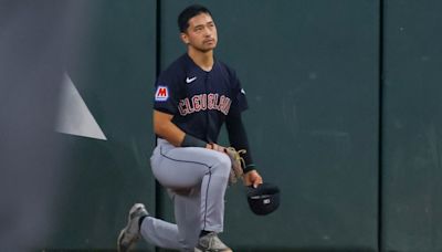 Cleveland Guardians to place Steven Kwan on injured list, will recall prospect Kyle Manzardo, AP source says