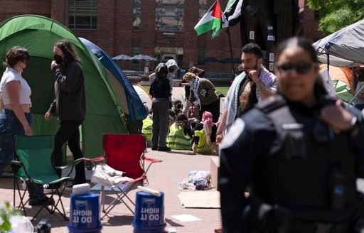 Anti-war protesters dig in as some schools close encampments after reports of antisemitic activity