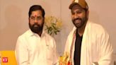 Maharashtra CM Eknath Shinde felicitates T20 World Cup champions Rohit Sharma, Suryakumar, Dube, Jaiswal - The Economic Times