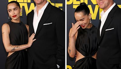 ...Loving This "My Man, My Man, My Man" Energy Zoë Kravitz Is Giving Channing Tatum At The "Blink Twice...