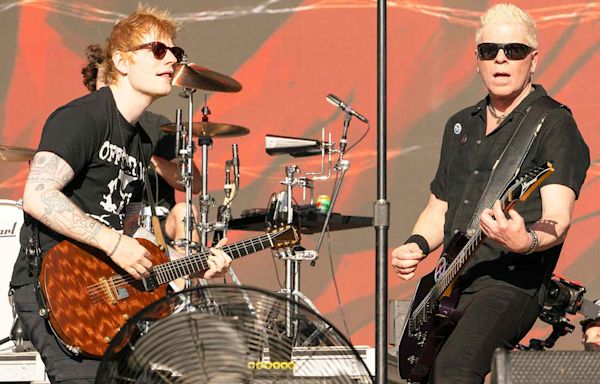 Ed Sheeran Joins The Offspring to Perform 'Million Miles Away' at BottleRock Festival: 'Living My Dream'