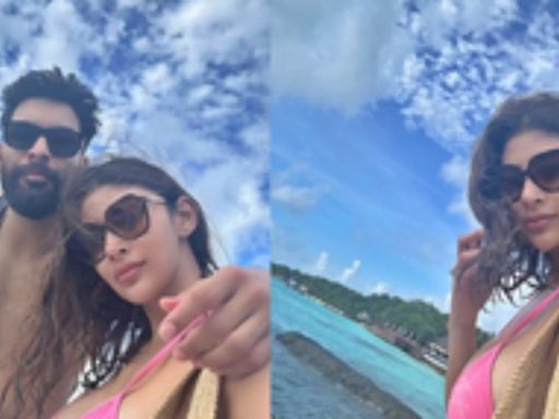 Mouni Roy Flaunts Her Bikini Body As She Celebrates Her 39th Birthday In Maldives With Husband Suraj Nambiar