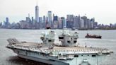 HMS Queen Elizabeth anchors in New York as Truss plans to strengthen UK-US bond