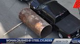 Steel Cylinder Rolls from Penn. Construction Site, Kills Woman