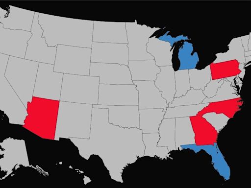 A guide to the 2024 swing states – and why they could be a problem for Biden