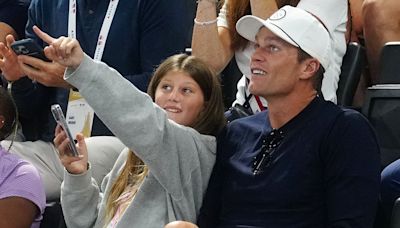 Tom Brady and daughter cheer on Biles: 'It's GOAT watching GOAT!'