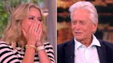 Michael Douglas says Catherine Zeta-Jones makes him 'drop the trou and whip it out' when she beats him at golf