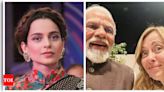 Kangana Ranaut reacts to PM Modi and the Italian PM's viral 'Melodi' video: 'He makes women feel that he is rooting for them' | Hindi Movie News - Times of India