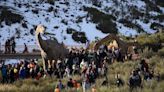 Malargüe inauguró un parque con huellas de dinosaurios del período Cretácico