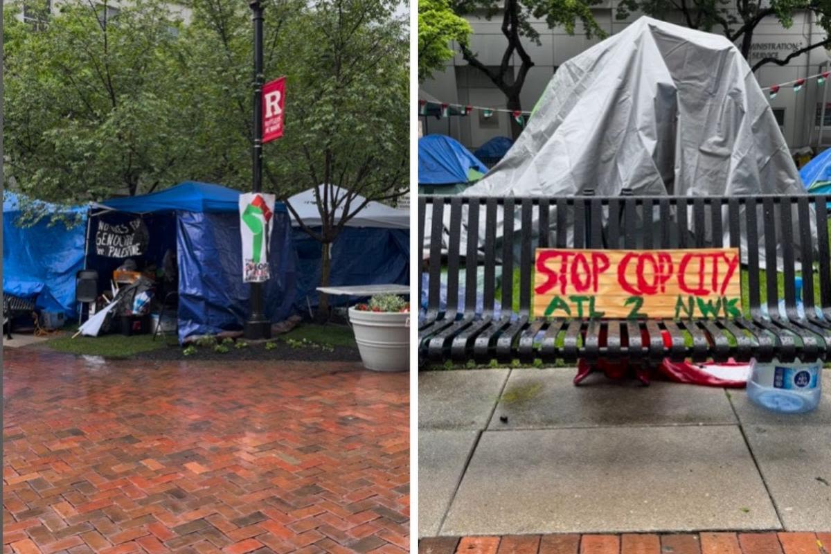 NJ cops arrest Jewish student with pro-Israel signs, allow Palestine protesters to camp
