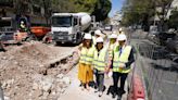 Las obras del metro de Málaga avanzan y los muros pantalla se levantarán a principios de julio