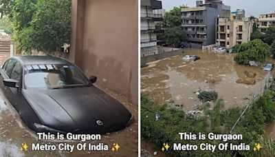 ‘My BMW, Mercedes, all gone’: Gurgaon man shares video of luxury cars submerged after rainfall