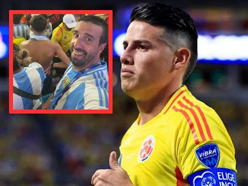 "Les quedó grande a James y a Díaz": periodista argentino, sobrado en derrota de Colombia