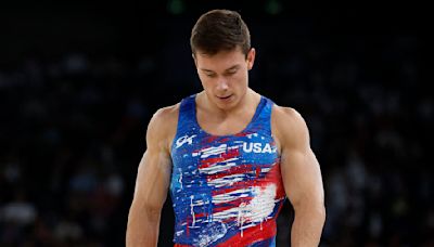 USA gymnastics star suffers Olympic heartbreak with FALL in Paris