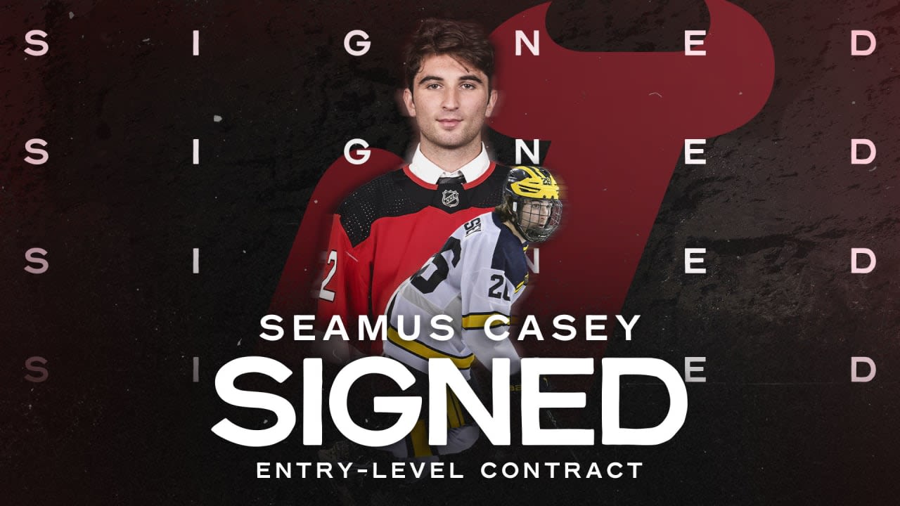 Casey Signs Entry-Level Contract | RELEASE | New Jersey Devils