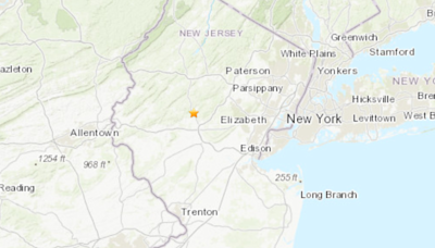 Earthquake shakes New Jersey