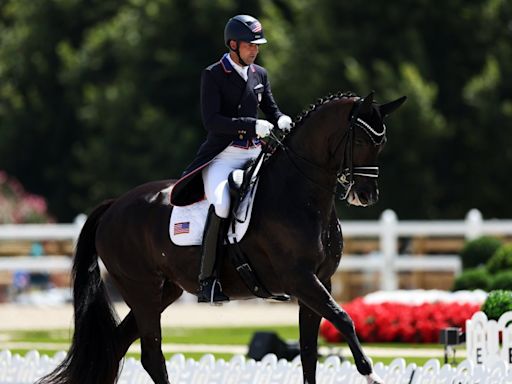 Blood on horses leg leads to Team USA's elimination in Olympic dressage competition