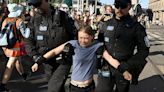 Greta Thunberg carted off by police AGAIN at XR protest in Helsinki