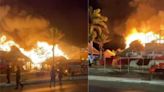 Incendio destruye palapas en malecón de Campeche
