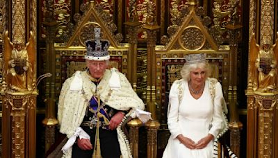 Trumpets, tiaras and tradition on display as King Charles III presides over opening of Parliament