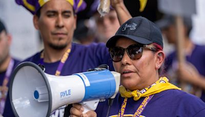 American Dream mall cleaning crew holds daylong strike. Here's why