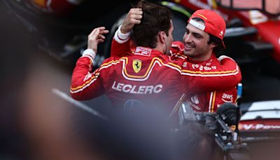 Carlos Sainz: "Contento por la victoria de Charles (Leclerc)"