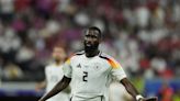 Germany confirms Antonio Rüdiger strained a hamstring ahead of Euro 2024 last-16 game