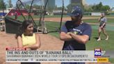 Final Quarter feature: Savannah Bananas teach FOX40’s Vanessa Romo “Banana Ball”