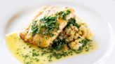 Fillet of hake with roasted cauliflower mash recipe