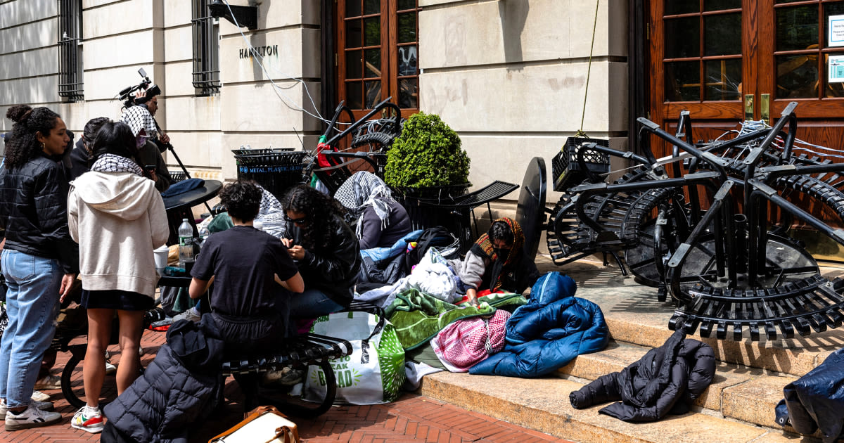 Pro-Palestinian student groups say an autonomous group has occupied Columbia University's Hamilton Hall