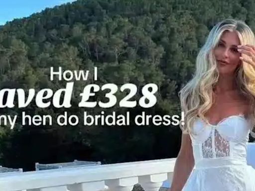 I didn't want to fork out £361 on my dream hen do dress so found a Shein dupe