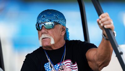 Hulk Hogan visits Detroit Lions camp, says coach Dan Campbell missed his calling as a wrestler