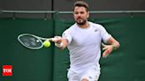 Stan Wawrinka, 39, makes flying start at Wimbledon | Tennis News - Times of India