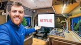 England football fan Will Robey converts old van into luxury motorhome