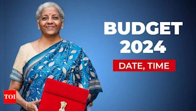 Budget speech 2024 date, time: When will FM Nirmala Sitharaman present Union Budget 2024? Check when, where to watch live | India Business News - Times of India