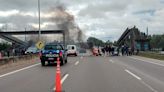 Caos en el ramal Pilar de la Panamericana por una protesta de vecinos: reclamaron la reconstrucción de un puente peatonal