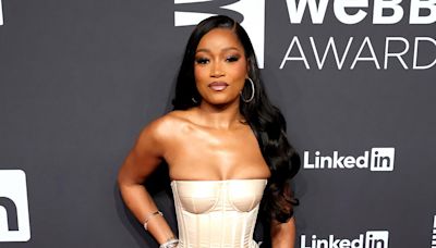 Keke Palmer Looks Like Champagne in Silky Corset and Satin Skirt at 2024 Webby Awards