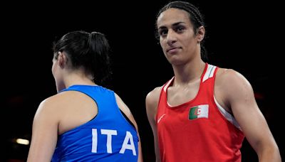 Boxer at the centre of gender controversy wins Olympic fight in just 46 seconds