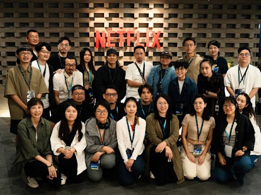 近30台灣影人赴韓交流 參觀Netflix韓國視效基地