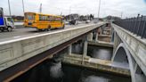 Federal highway official, RI Gov. Dan McKee examine situation at Washington Bridge