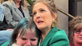 See Drew Barrymore rush to comfort crying fan in the middle of her talk show