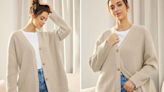 This affordable Amazon cardigan looks just like this popular $325 cashmere one — and trust me, it’s so cozy